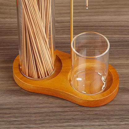 Soporte de Incienso Minimalista de Cristal - Rincon del ser