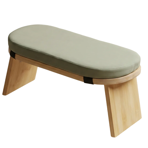 Banqueta de Meditación Ergonómica Plegable con Cojín - Banco Zen para Yoga y Mindfulness