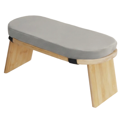 Banqueta de Meditación Ergonómica Plegable con Cojín - Banco Zen para Yoga y Mindfulness